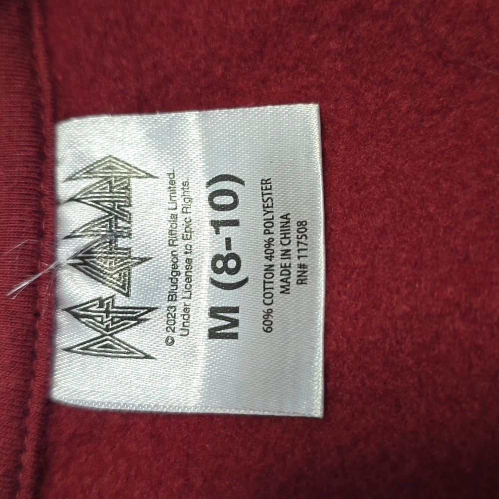 Def Leppard Rust Sweatshirt Size M - Picture 4 of 5
